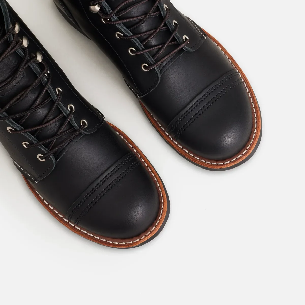 Iron Ranger® Women's Short Boot in Black Boundary Leather