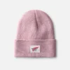 Kids Cuffed Beanie Hat Unisex Kids Cuffed Beanie Hat in Pale Rose