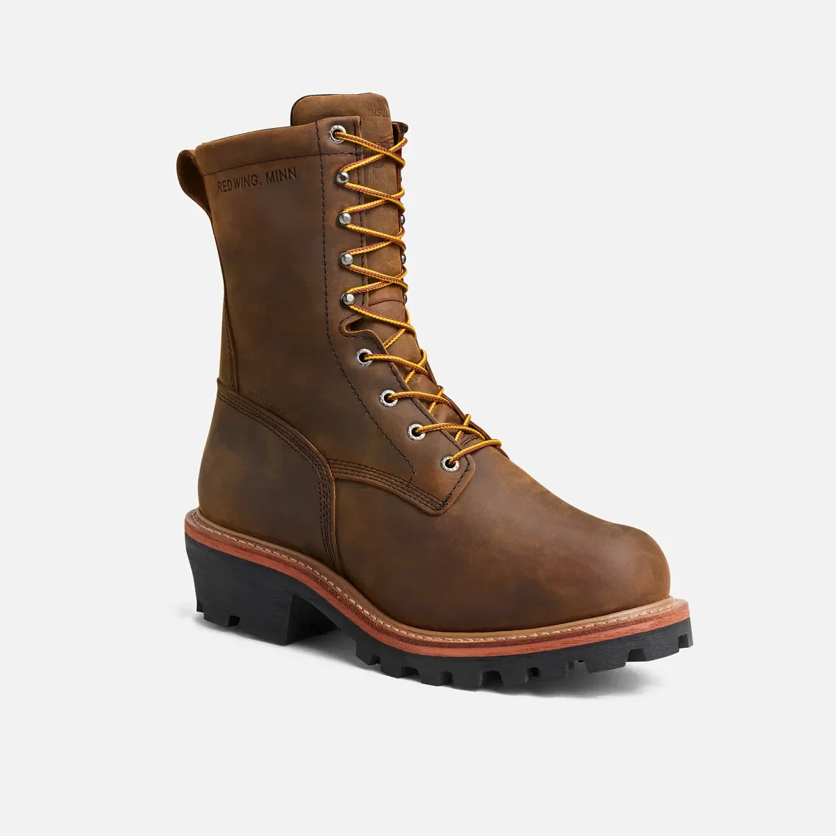 LoggerMax Men's 9-inch Insulated, Waterproof Safety Toe Logger Boot
