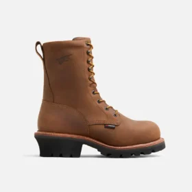 LoggerMax Men's 9-inch Waterproof Safety Toe Boot