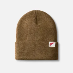 Logo Knit Beanie Logo Knit Beanie in Coyote Brown