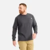 Long Sleeve Pocket T-Shirt with Sleeve Print Men's Long Sleeve T-Shirt in Asphalt