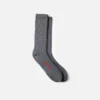 Nilit™ Breeze Cooling Light Weight Crew Unisex Breeze Nylon Crew Sock in Charcoal