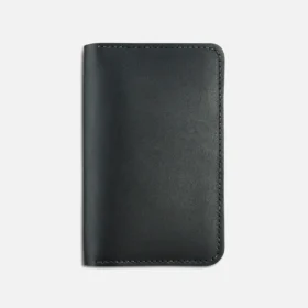 Passport Wallet Unisex Wallet in Black Frontier Leather