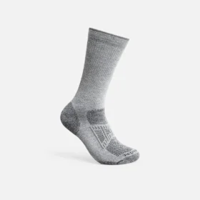 Performance Work Light Weight Crew Unisex CoolMax® Blend Crew Sock in Gray