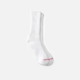 Performance Work Medium Weight Crew Unisex Acrylic Blend Crew Sock in White