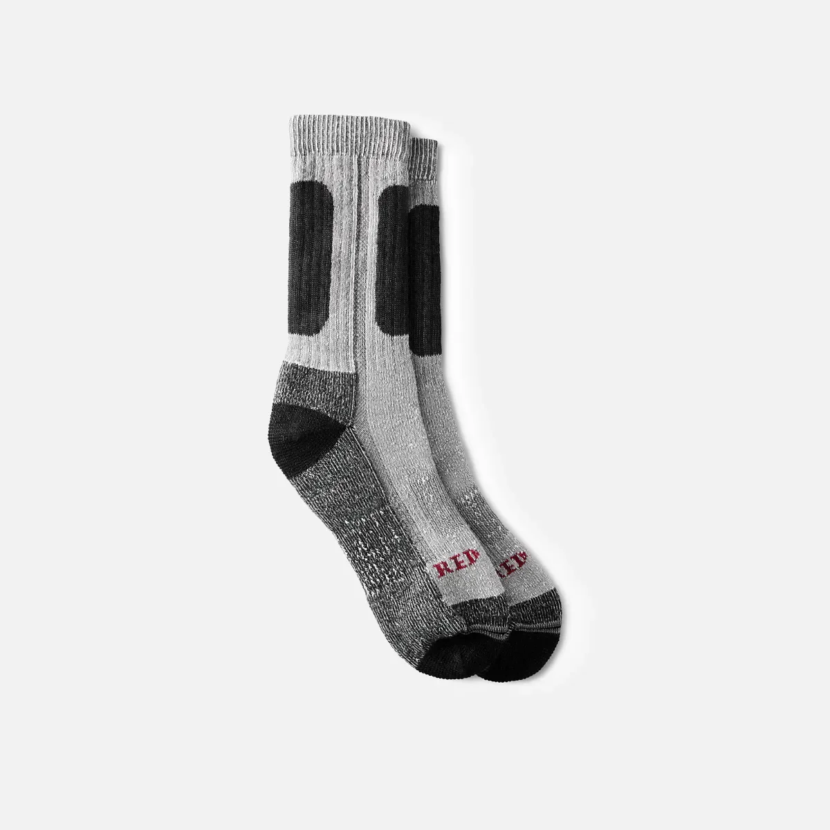 Performance Work Medium Weight Crew Unisex Performance Crew Work Sock in Black