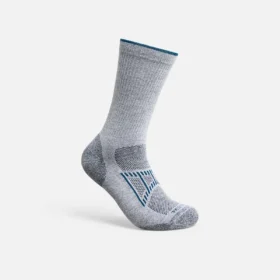 Performance Work Women’s Light Weight Crew Unisex CoolMax® Blend Crew Sock in Gray