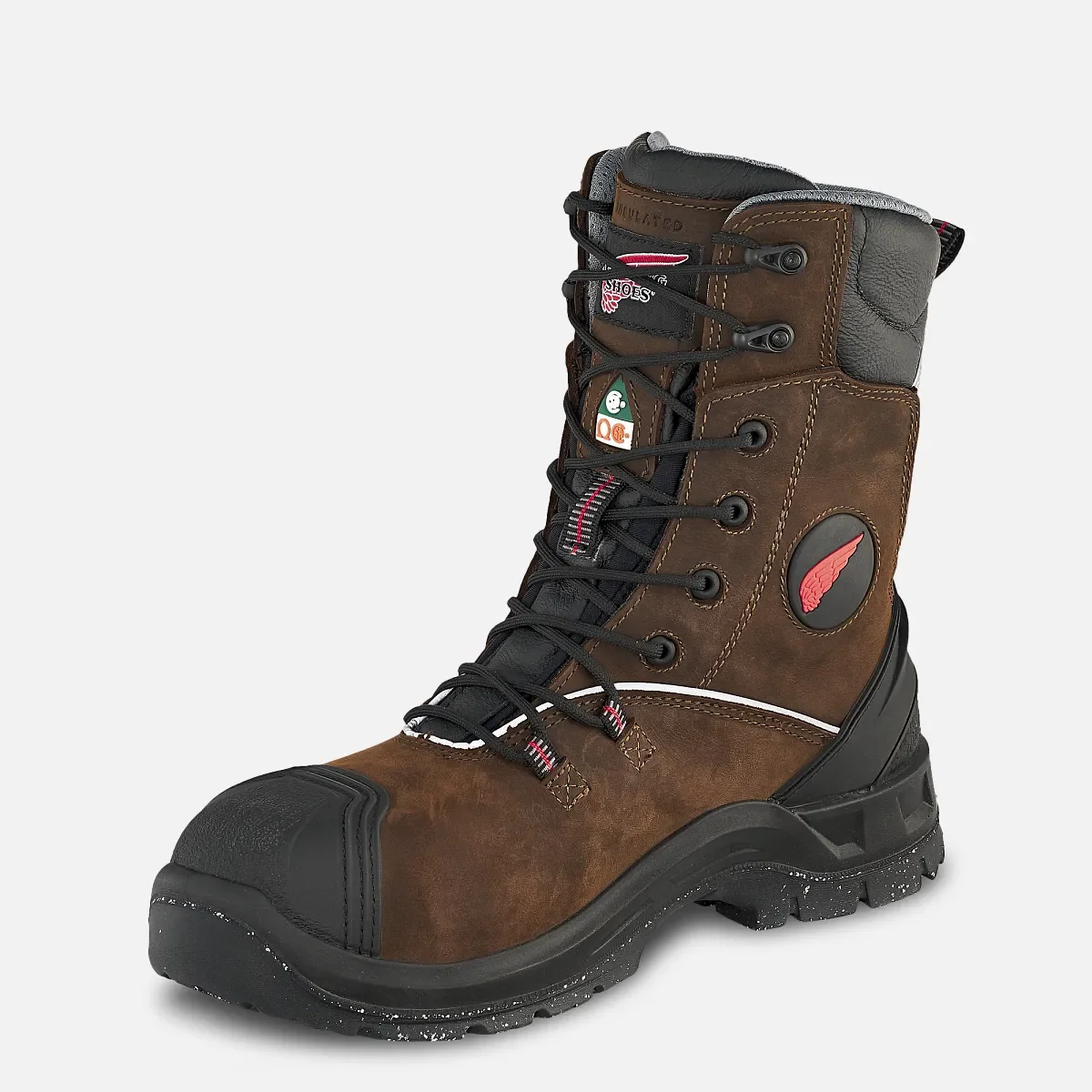 PetroKing Men's Electrical Hazard, Puncture Resistant, Waterproof and Insulated 8-inch Safety Toe Boot