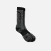 Premium Safety Light Weight Crew Unisex Merino Wool Blend Crew Sock in Black