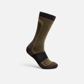 Premium Safety Light Weight Crew Unisex Merino Wool Blend Crew Sock in Brown