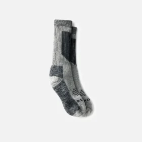 Premium Thermal Heavy Weight Mid-Calf Unisex Merino Wool Blend Mid-Calf sock in Black