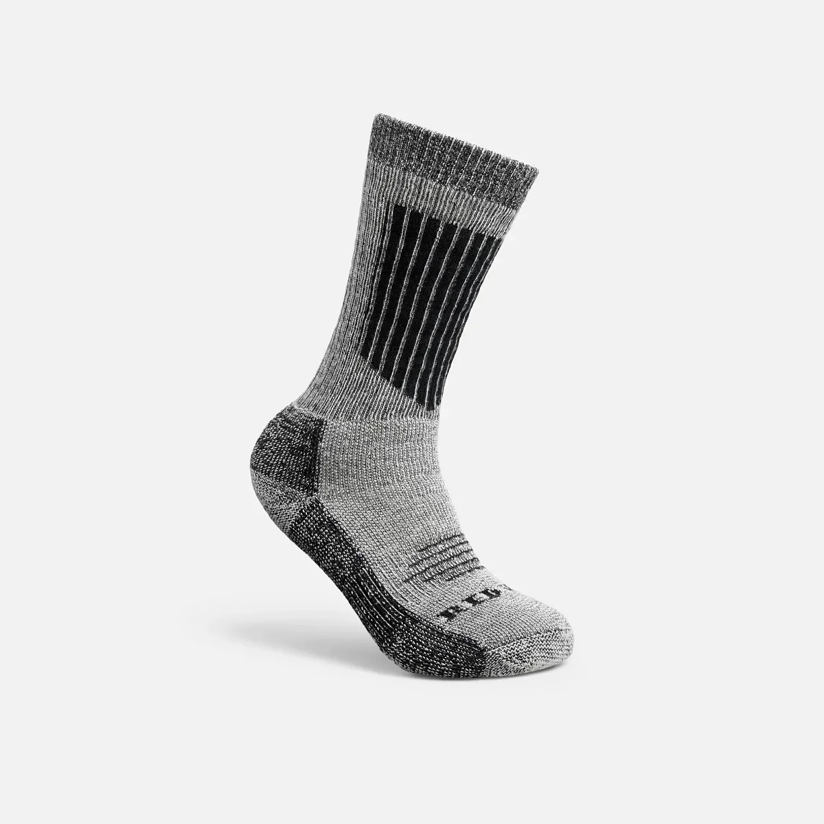 Premium Thermal Heavy Weight Mid-Calf Unisex Merino Wool Blend Mid-Calf sock in Black