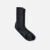 Premium Work Light Weight Crew Unisex Merino Wool Blend Crew Sock in Black