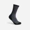 Premium Work Light Weight Crew Unisex Merino Wool Blend Crew Sock in Black