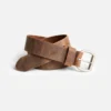 Roller Bar Leather Belt Red Wing Leather Belt with Roller Bar in Brown