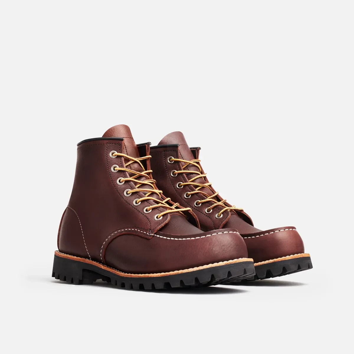 Roughneck Men's 6-Inch Boot in Briar Oil Slick Leather