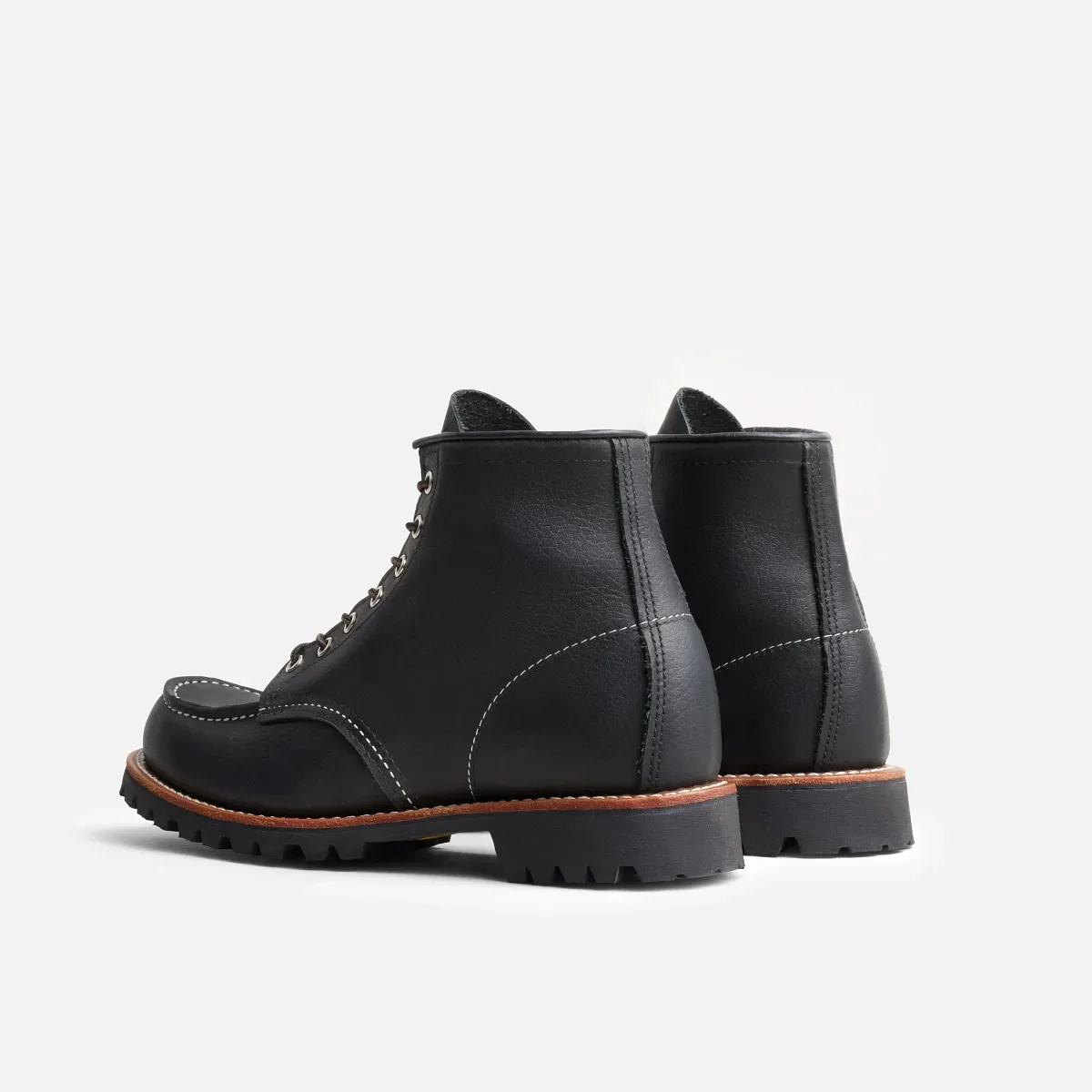 Roughneck Men's Roughneck in Black Oil Slick Leather