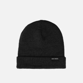 Shaniko Wool Jersey Hat Unisex Wool Hat in Black