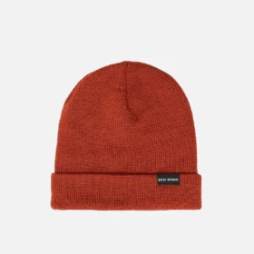 Shaniko Wool Jersey Hat Unisex Wool Hat in Rust