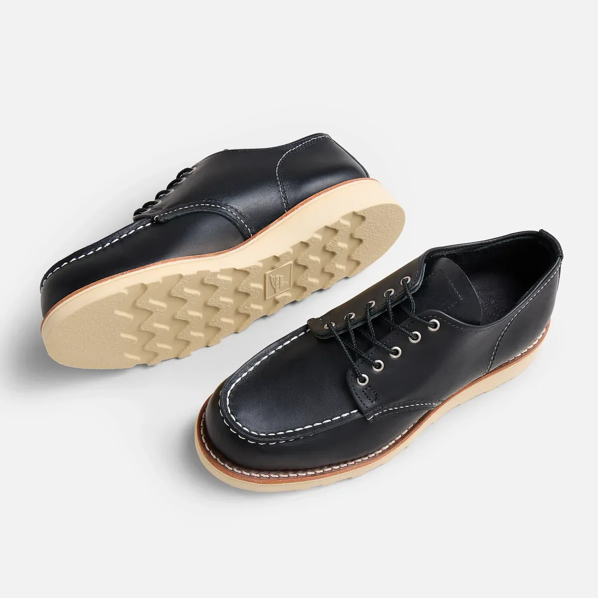 Shop Moc Oxford Women's Shop Moc Oxford in Black Boundary Leather