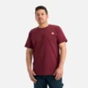 Short Sleeve Pocket T-Shirt Men's Short Sleeve T-Shirt in Burgundy