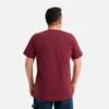 Short Sleeve Pocket T-Shirt Men's Short Sleeve T-Shirt in Burgundy