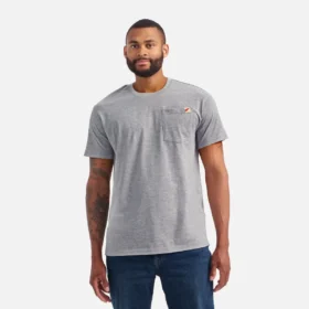 Short Sleeve Pocket T-Shirt Men’s Short Sleeve T-Shirt in Heather Gray