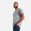 Short Sleeve Pocket T-Shirt Men's Short Sleeve T-Shirt in Heather Gray