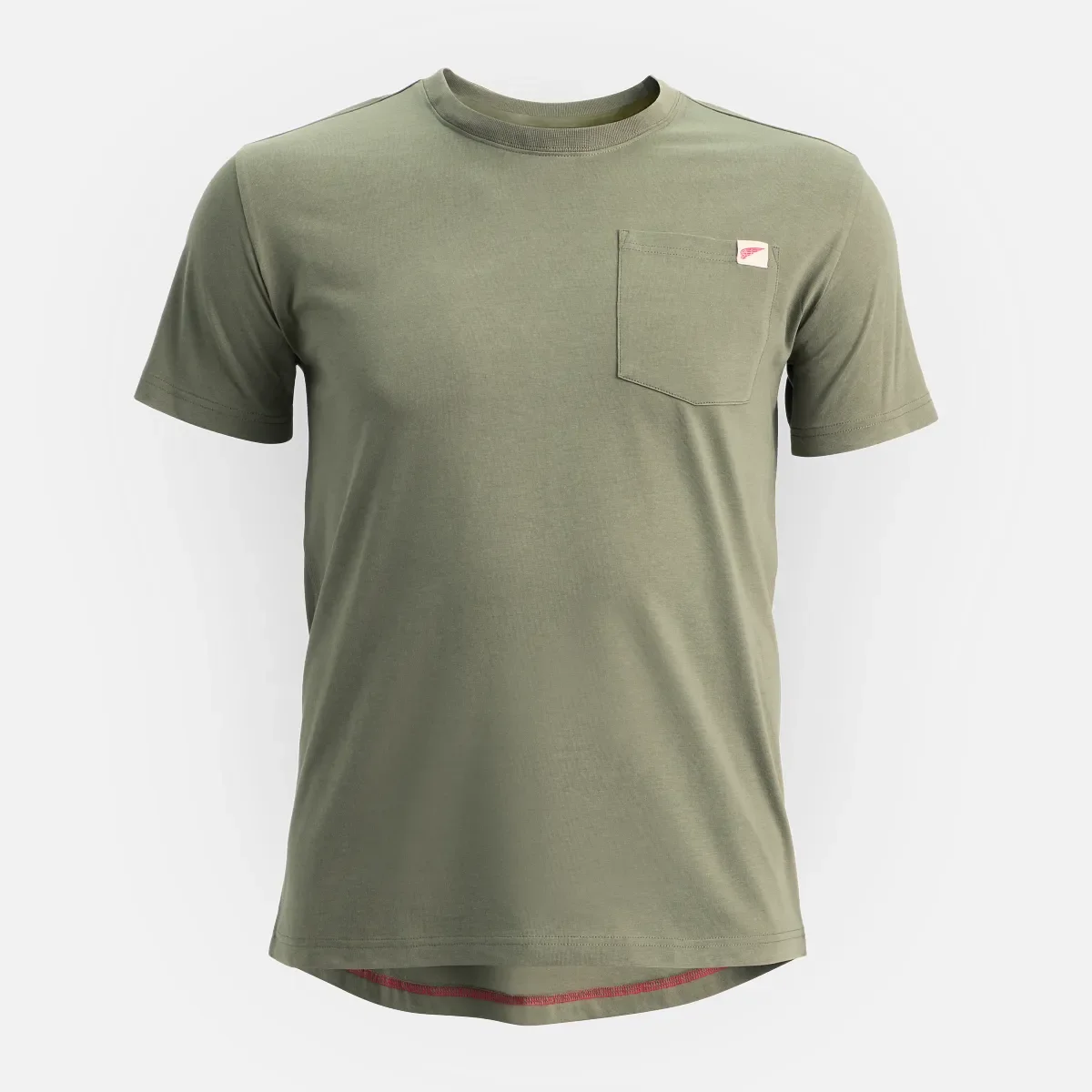 Short Sleeve Pocket T-Shirt Men's Short Sleeve T-Shirt in Olive Green