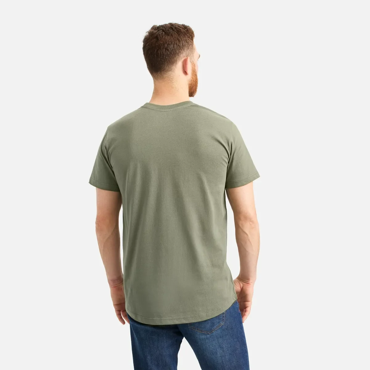 Short Sleeve Pocket T-Shirt Men's Short Sleeve T-Shirt in Olive Green