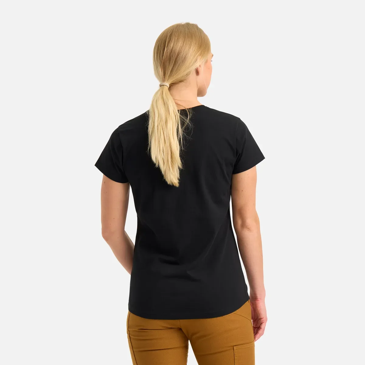 Short Sleeve Pocket T-Shirt Women's Short Sleeve T-Shirt in Black