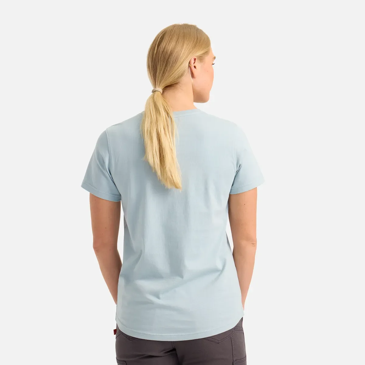 Short Sleeve Pocket T-Shirt Women's Short Sleeve T-Shirt in Steel Blue