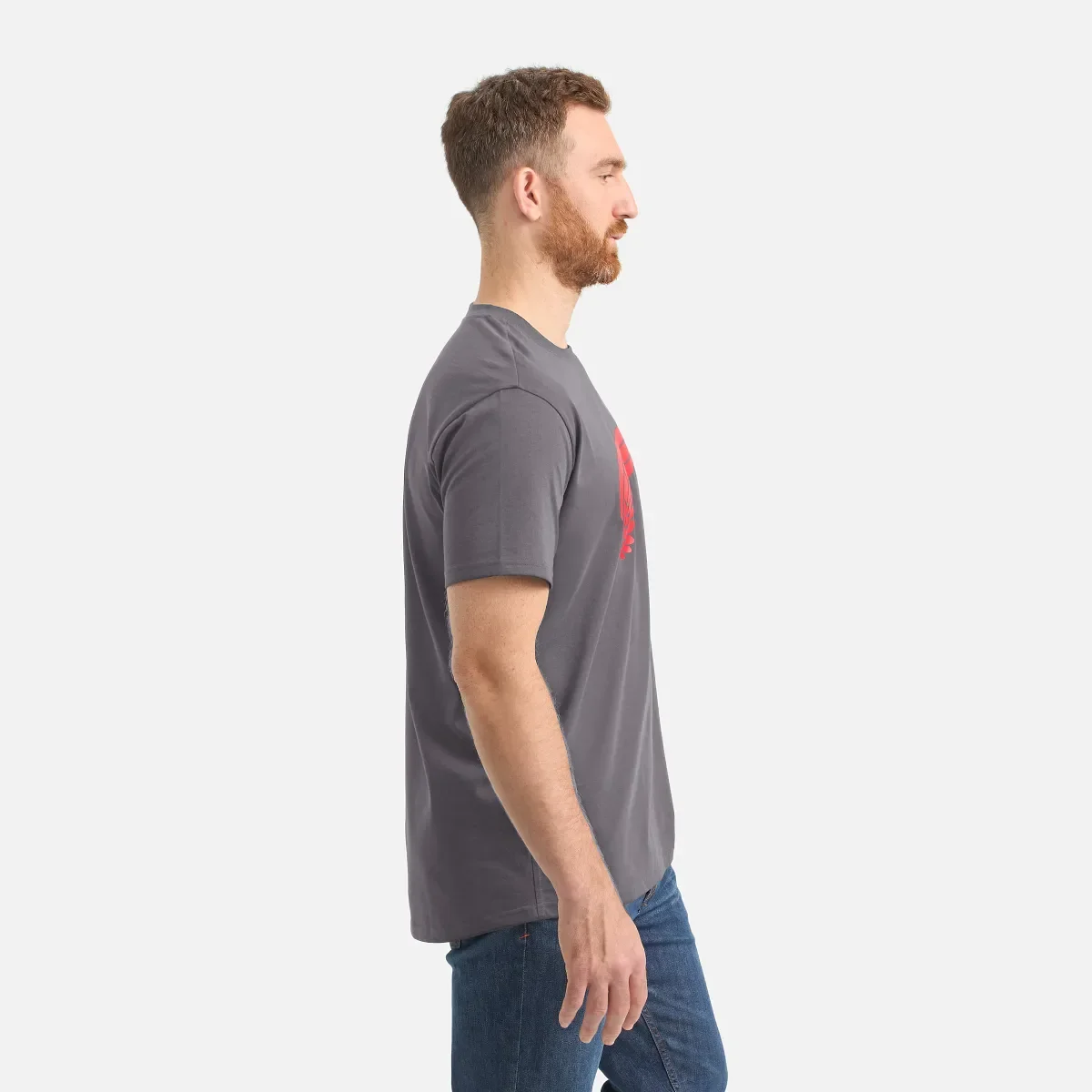 Short Sleeve Wing T-Shirt Men's Short Sleeve T-Shirt in Dark Gray