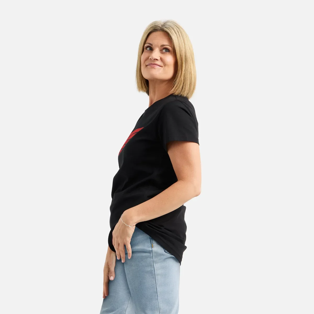 Short Sleeve Wing T-Shirt Women's Short Sleeve T-Shirt in Black
