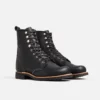 Silversmith Women's Short Boot in Black Boundary Leather