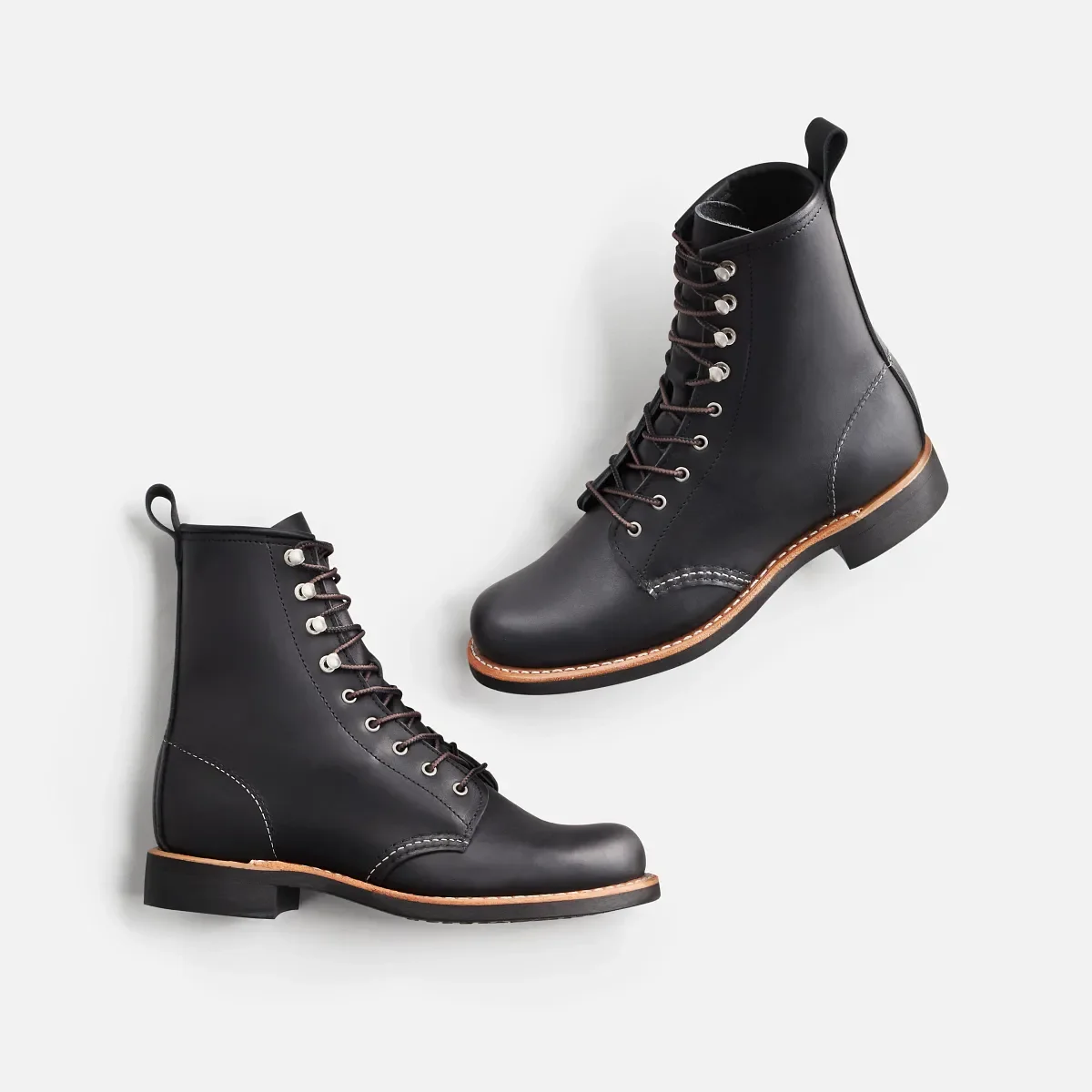 Silversmith Women's Short Boot in Black Boundary Leather