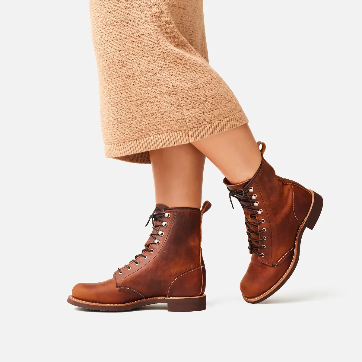 Silversmith Women's Short Boot in Copper Rough & Tough Leather