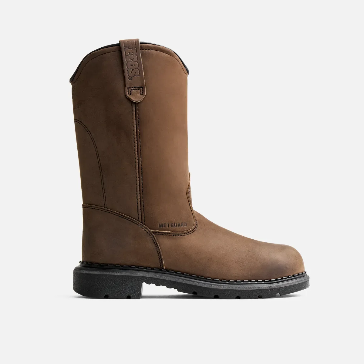 SuperSole® Men's 11-inch Waterproof Safety Toe Metguard Pull-On Boot