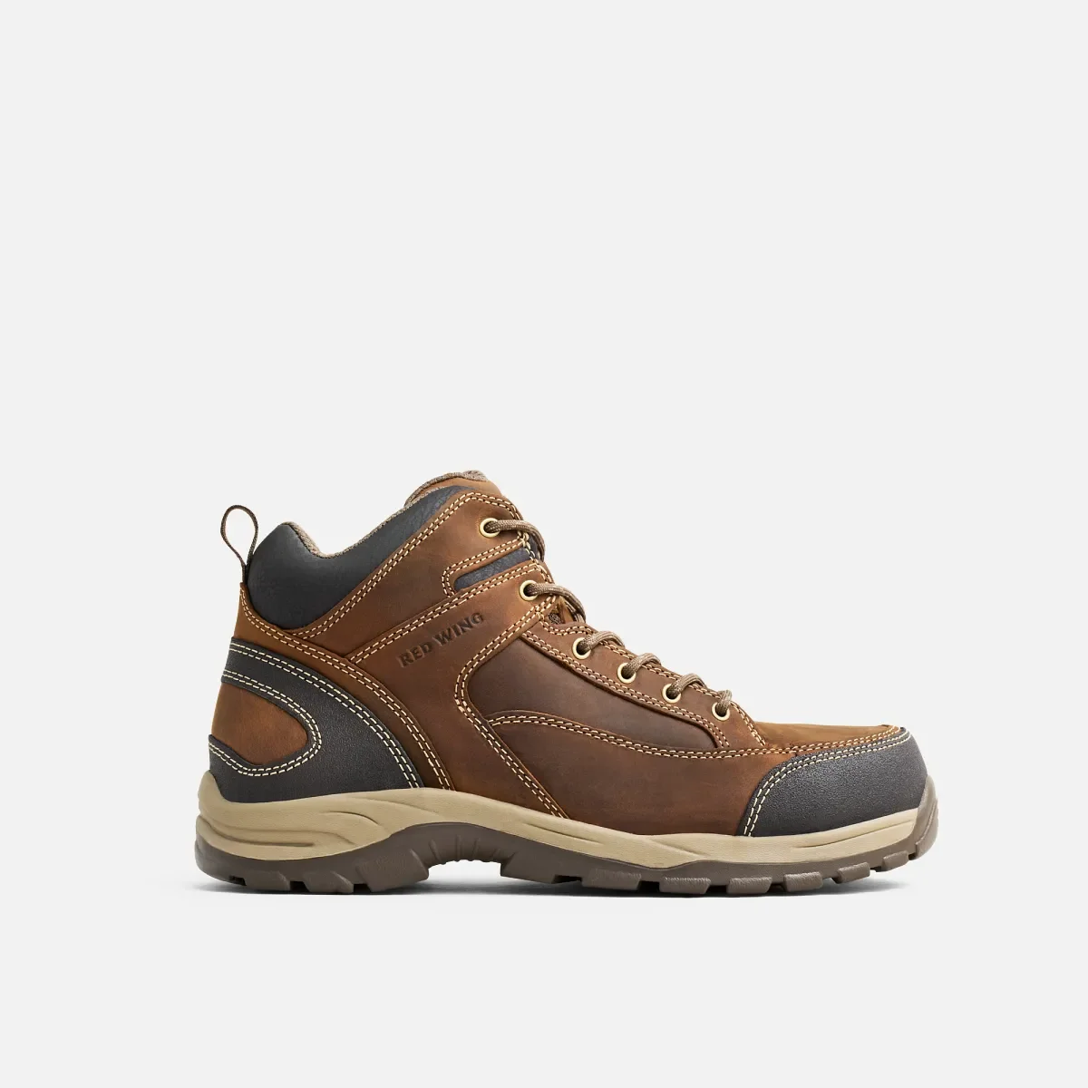 TruHiker Men's 5-inch Safety Toe Hiker Boot