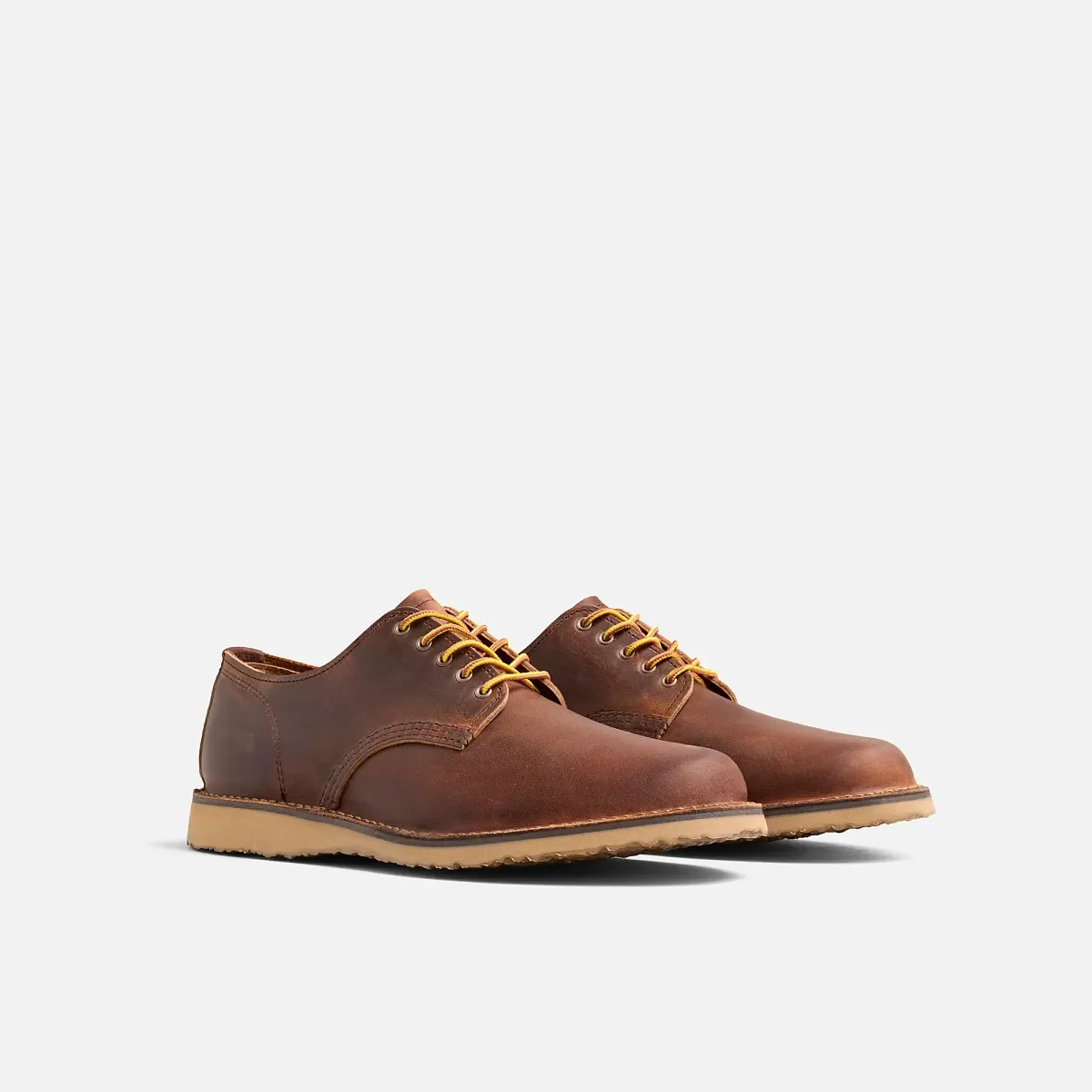 Weekender Oxford Men's Oxford in Copper Rough & Tough Leather