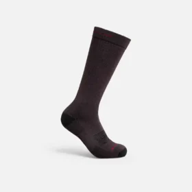Western Boot Over-the-Calf Unisex Western Work Sock in Brown
